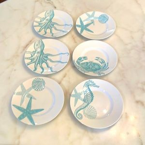 Coastal Life salad plates.